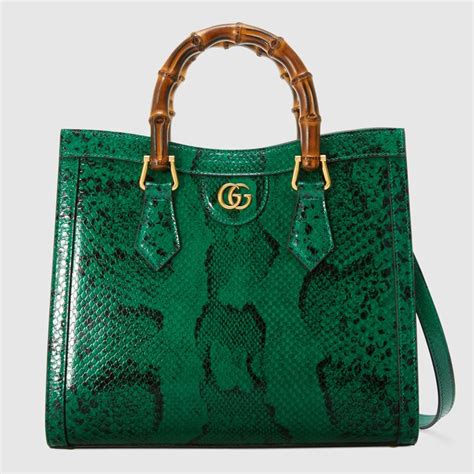 borsa finta gucci piccola|Borsa shopping Gucci Diana in pitone misura piccola.